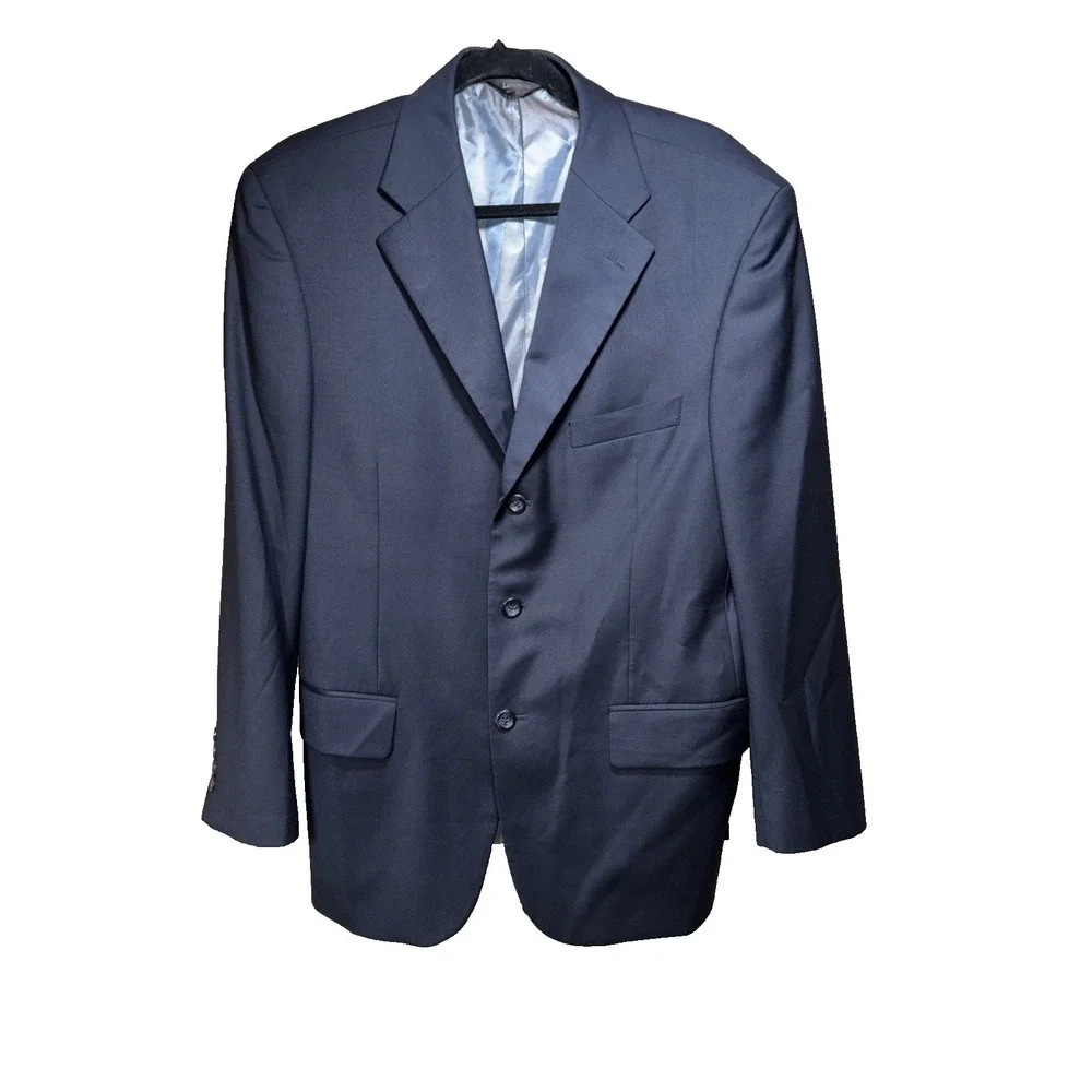 LINEAGE Milan New York Sport coat Mens Size‎ 40S Navy Blue